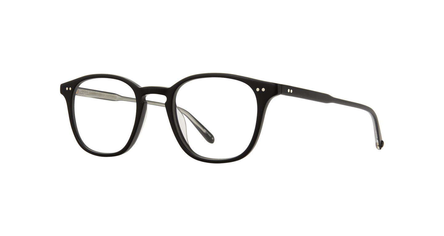 Clark Matte Black takes a back-to-basics approach with balanced proportions that suit most face shapes. A sleek square eyeglass shape with great balance and fine details. Hand Finished in LA. Now Available in Toronto, Canada.
