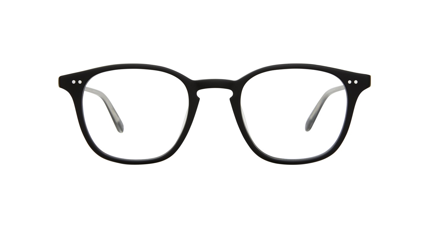 Clark Matte Black takes a back-to-basics approach with balanced proportions that suit most face shapes. A sleek square eyeglass shape with great balance and fine details. Hand Finished in LA. Now Available in Toronto, Canada.