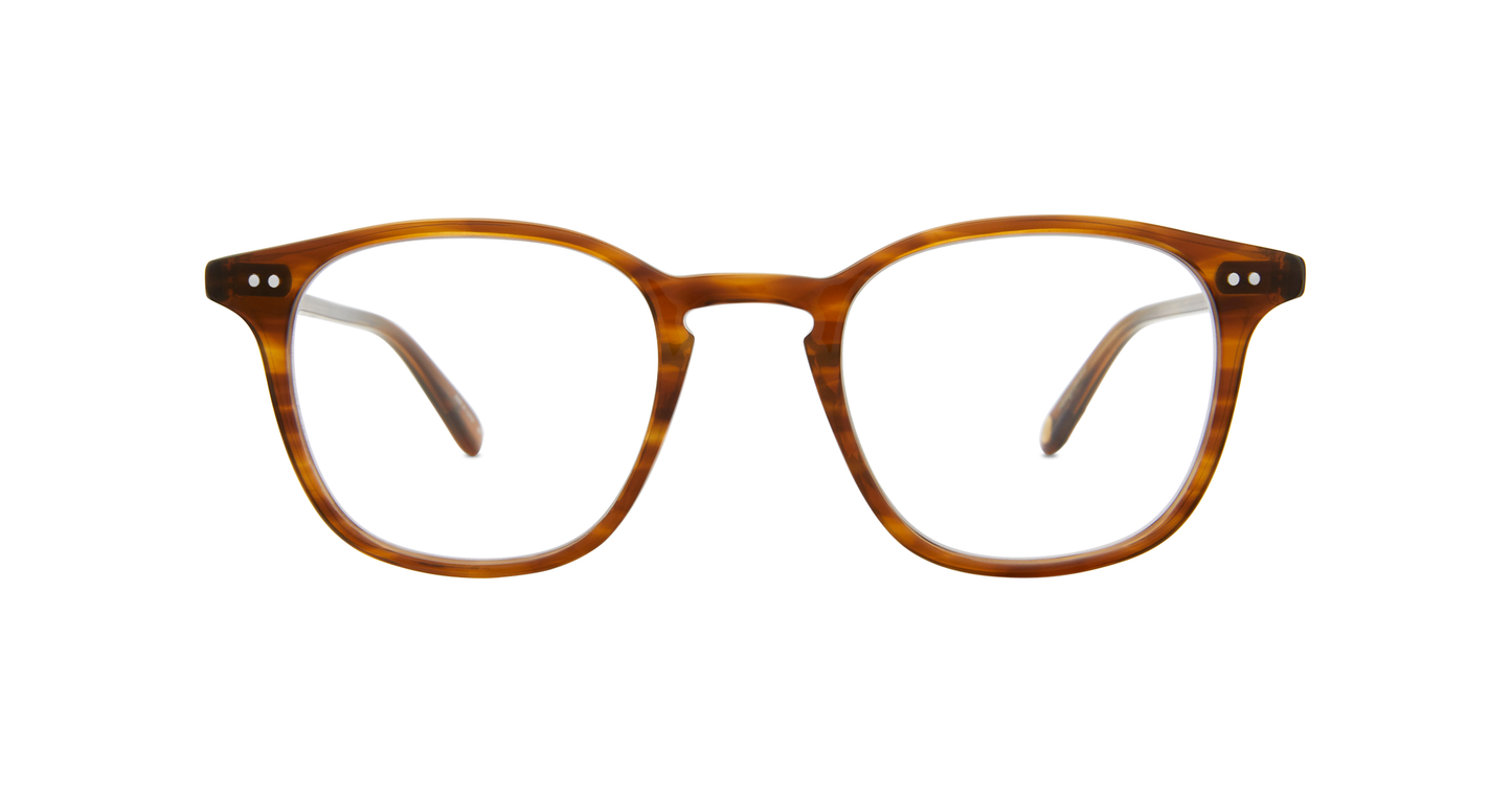 Clark Demi Blonde takes a back-to-basics approach with balanced proportions that suit most face shapes. A sleek square eyeglass shape with great balance and fine details. Hand Finished in LA. Now Available in Toronto, Canada.