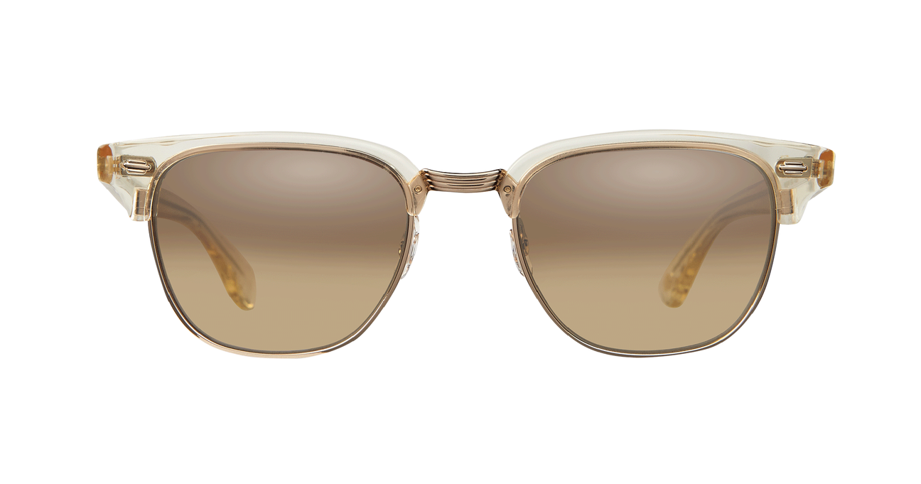 Vintage with modern sophistication—the Elkgrove Sunglass frame combines a unique browline, a deep square lens shape made from biodegradable acetate and a larger fit for those with bolder tastes. It features contoured temples inspired by 50s car fins and is finished with our distinctive metal plaques.