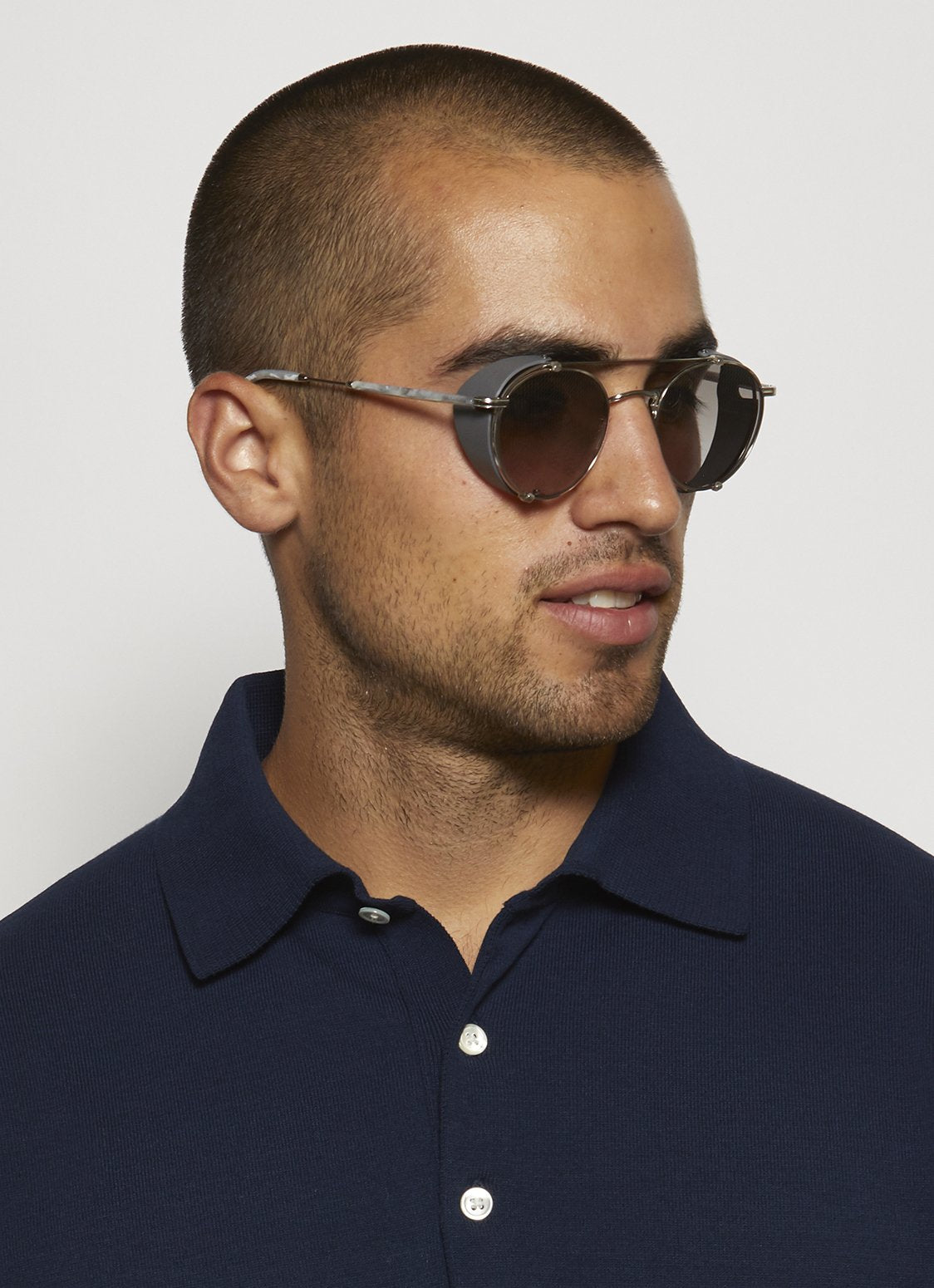 Ray ban aviator side hot sale shields